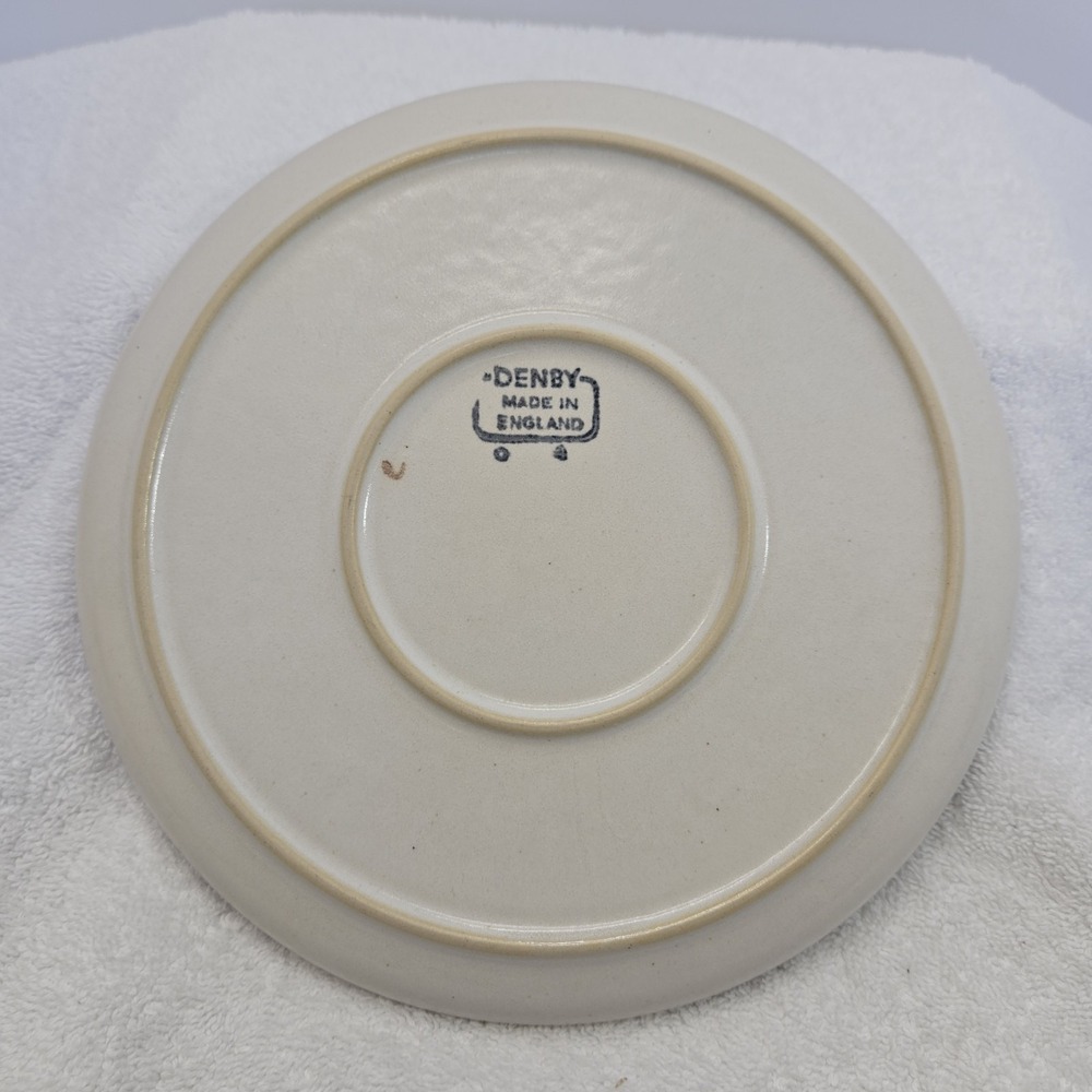 Denby-Langley Gypsy Pattern Lavender & Pink Flower Coupe Single 8.25" Plate - Picture 2 of 10